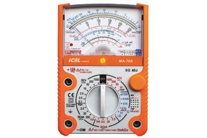 MULTÍMETRO ANALÓGICO MA-70A - ICEL COM 200MOHMS DE RESISTÊNCIA