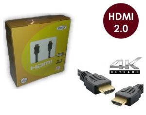 CABO HDMI 20 METROS 2.0 EMBORRACHADO PRETO ALL TECH