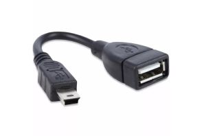 CABO USB MINI 5 PINOS P/ FEMEA USB 1.5 MT -2.0